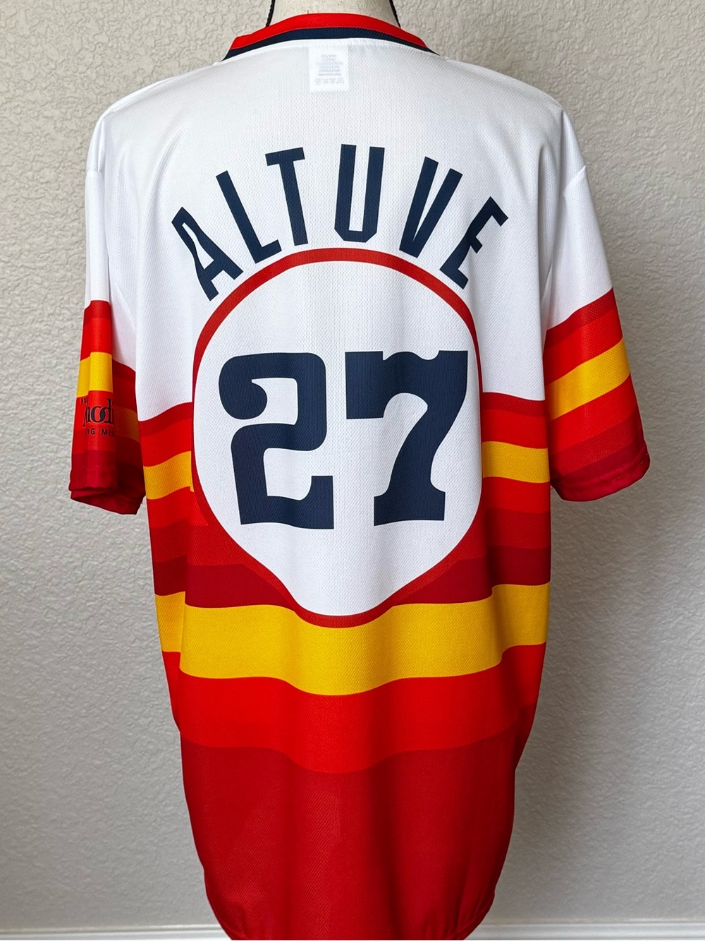 Houston Astros Retro Athletic Mesh Jersey - Picture 2 of 6